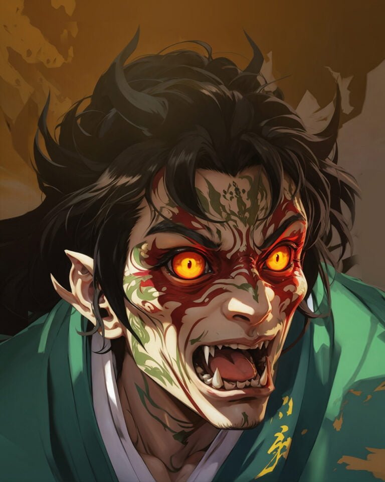Asakusa Demon from Demon Slayer