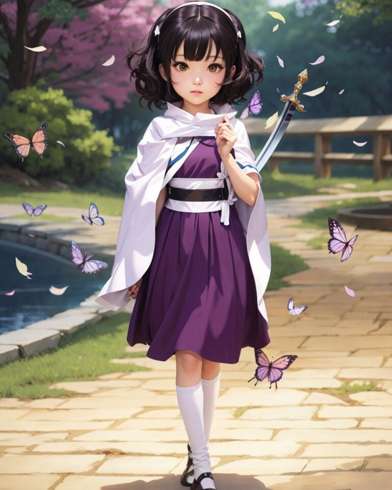 Kanao Tsuyuri, the Silent Tsuguko of the Butterfly Mansion
