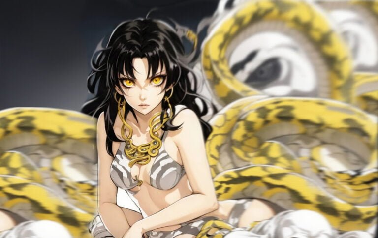 Serpent Demon with Demon Slayer