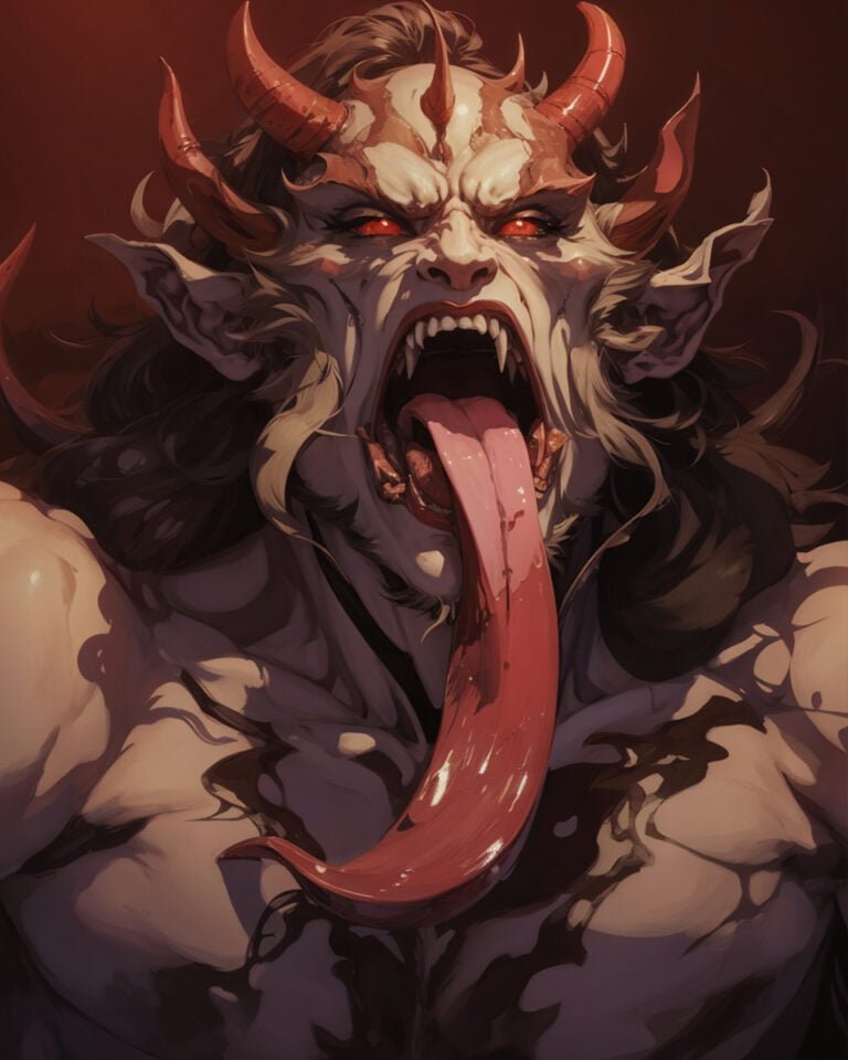 Tongue Demon from Demon Slayer