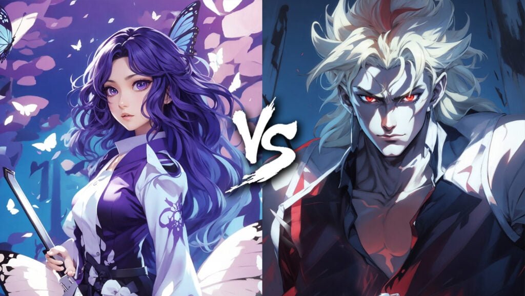 Shinobu vs Doma Demon Slayer