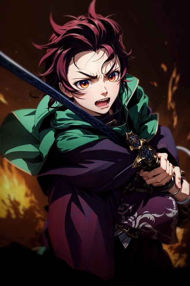 Tanjiro Fan Art Wallpaper