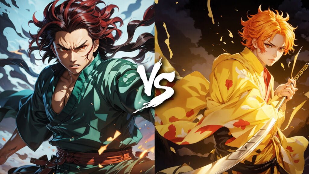 tanjiro vs zenitsu who would win demon slayer