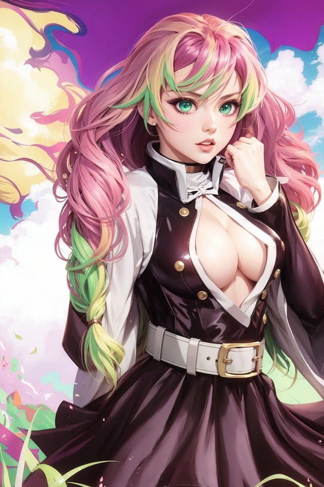 Mitsuri Kanroji Fan Art Hot Wallpaper